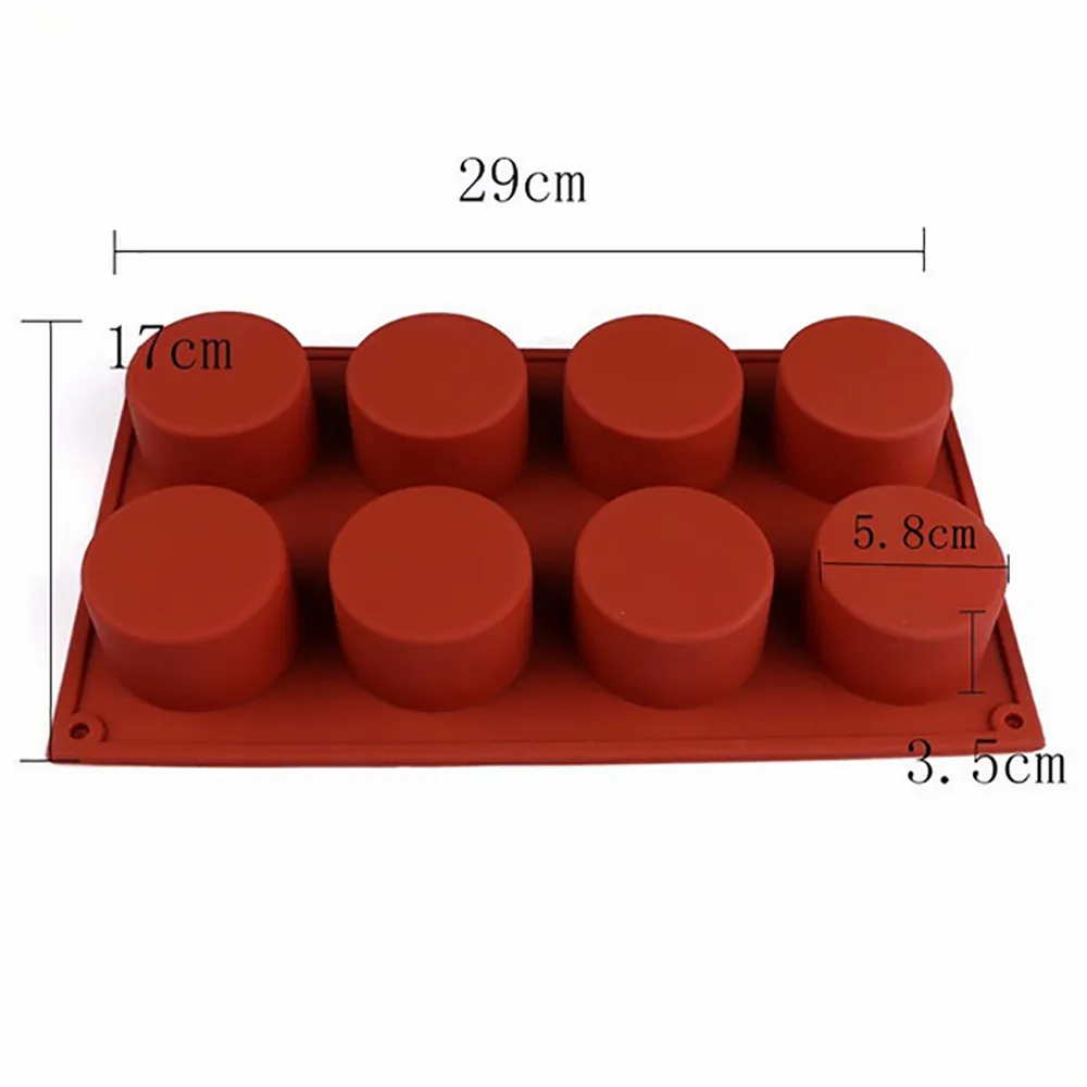 

Cake Mold Soap Mold Round Flexible Silicone Cookie Mould Candy Chocolate Mould Wedding Jelly Cany Mold Bake Ware kitchen tools