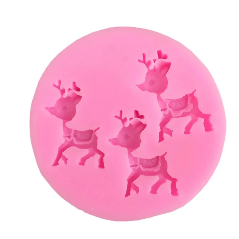 Силиконовая форма сделай сам для украшения торта с тремя рождественскими