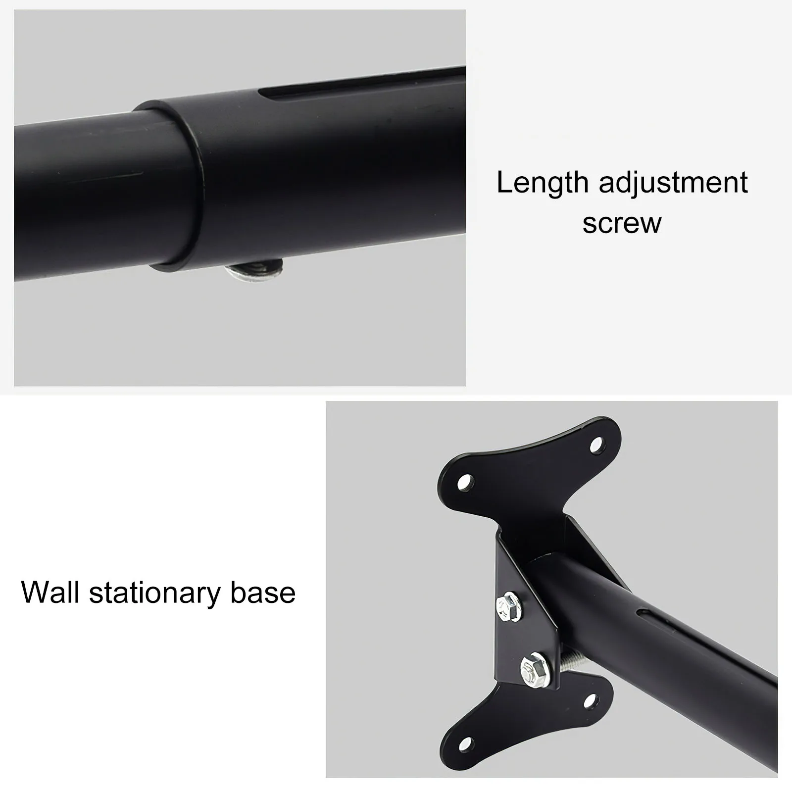 

Bike Wall Mount Aluminum Alloy Heavy Universal With Adjustable Length Width Angle 55lb Load Capacity Bicycle Hanging Bracket