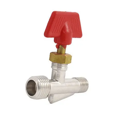 

M/M 13mm to 9mm Male Thread Air Compressor Inline Manual Valve