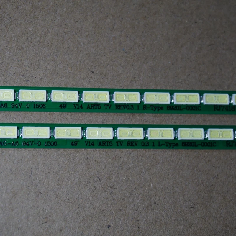 LED Backlight strip 66 lamps for LG 49&quot V14 ART TV 49UB8280 6920L-0001C 49UB8800 49UB8250 49UB8270 49UB8300 49UB830V | Компьютеры и
