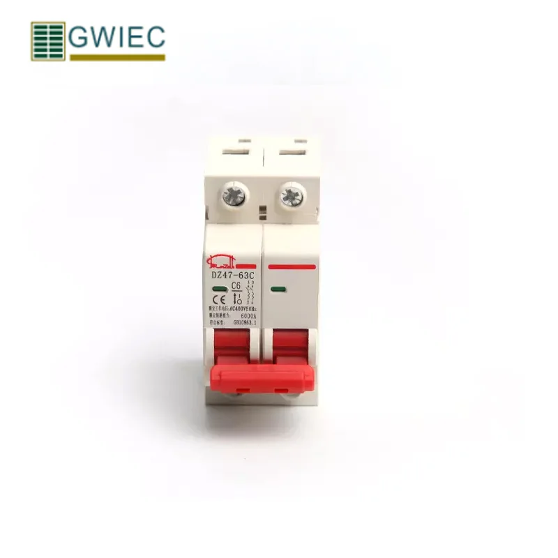 GWIEC China Cheap Price Dz47-63 230V Single Pole MCB Electrical Miniature Circuit Breaker | Breakers