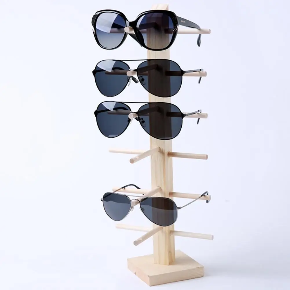 

Wooden Packaging Multi Layer Jewelry Packaging Storage Racks Sunglasses Display Rack Glasses Watch Holder Organizers Stand