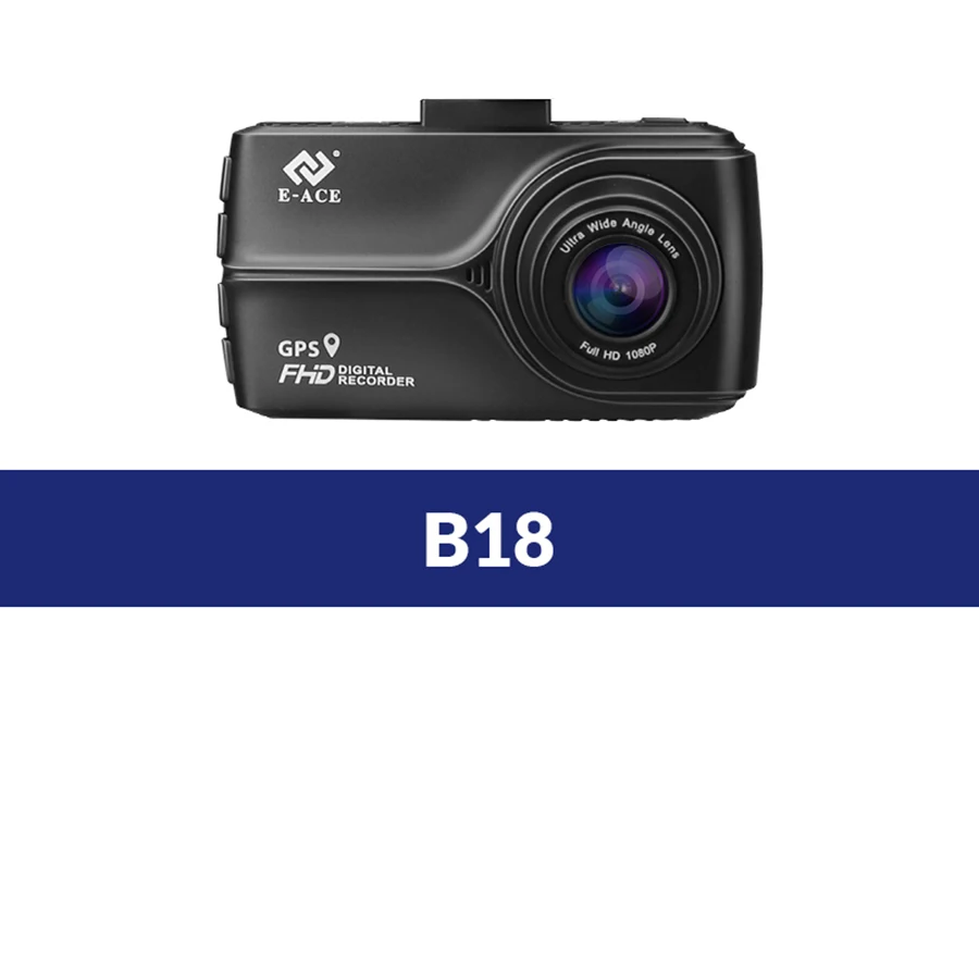 B18 E-ACE 3,0 дюймов Мини Автомобильный видеорегистратор Камера с gps трекером тире камера 1080P ночного видения авто регистратор ADAS LDWS видеокамера рекордер - Название цвета: B18