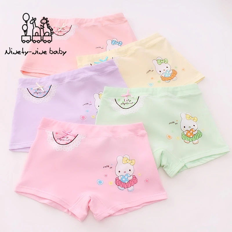 5 шт./Лот хлопковые трусы боксеры с принтом животных|Трусики| |