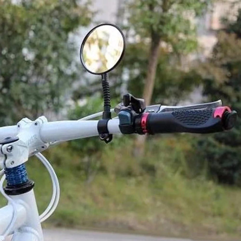 Распродажа 1 шт. Зеркала для велосипедов Рули велосипеда гибкие вид сзади Зеркало