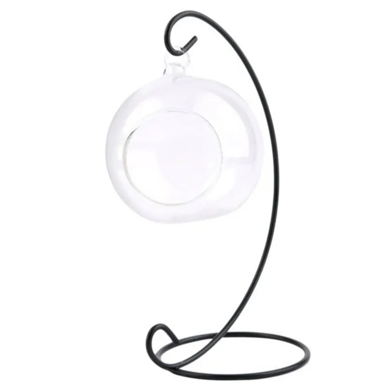 Прозрачная круглая стеклянная ваза подвесной Террариум гидропонный садовый