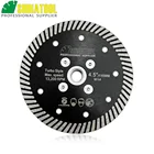 SHDIATOOL M14 фланец диаметром 115 мм4,5 дюйма Алмазный горячепрессованный узкий турбо-диск режущий диск для гранита мрамора бетона кирпичной кладки