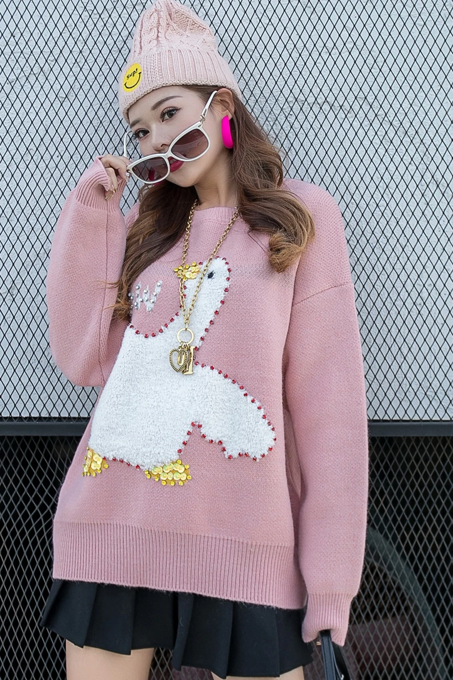

2021 Fashion Sweater Loose Woman Free Shipping Real Shot