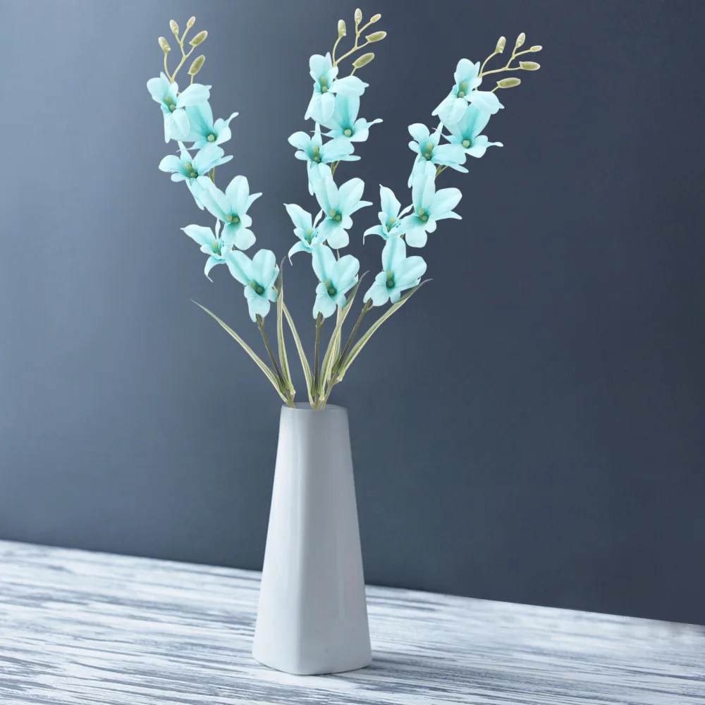 

Artificial Butterfly Orchid Silk Floral Flower Stem Party Wedding Home Decor New