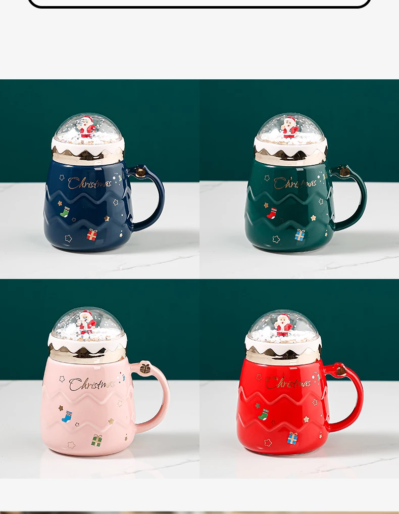 500 мл рождественские кружки парные керамические стандартные кофейные чашки | Дом