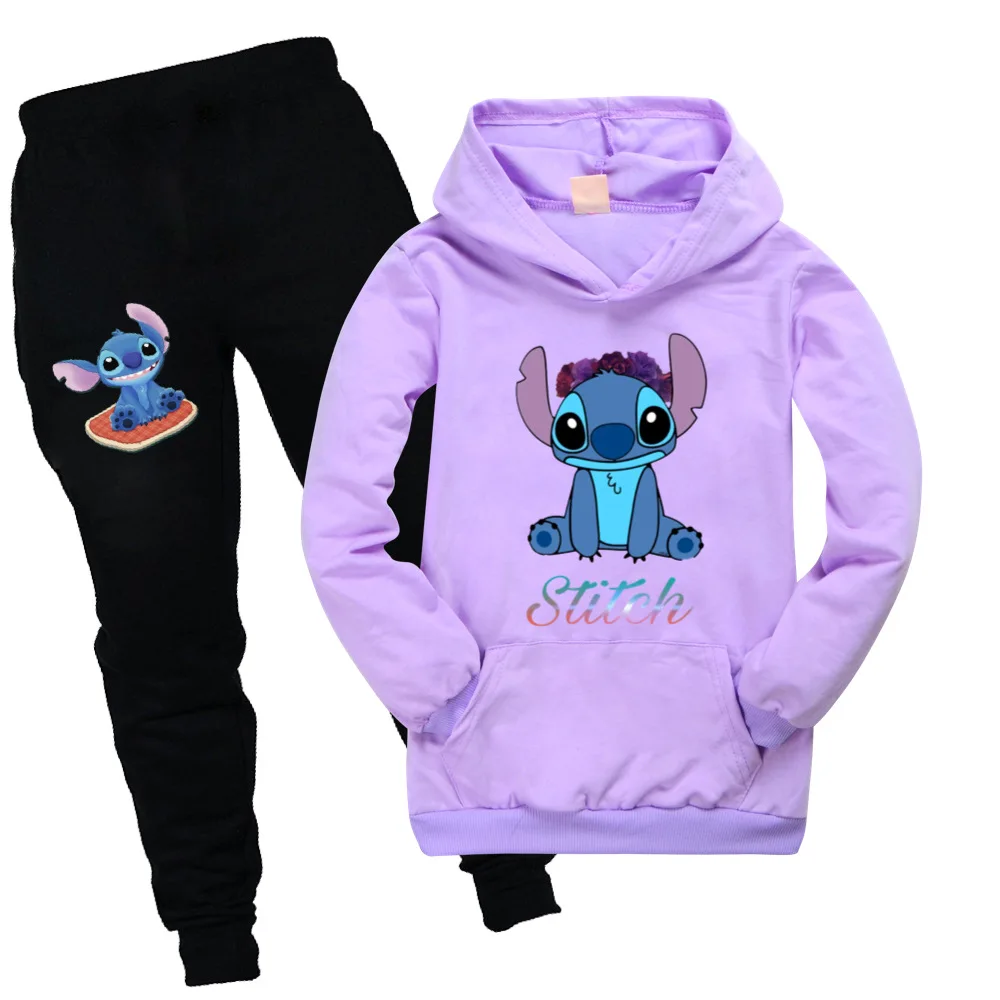 Свитер и брюки для мальчиков девочек Детский костюм с капюшоном|Комплекты одежды