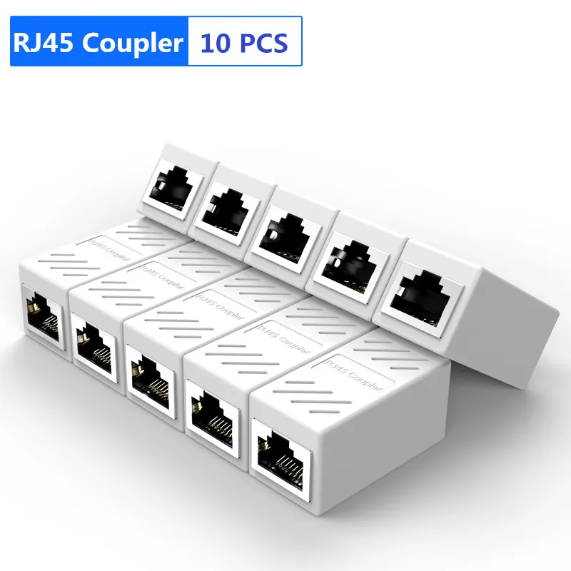 Удлинитель кабеля RJ45 встроенный соединитель Keystone Jack гнездовые концы к концам