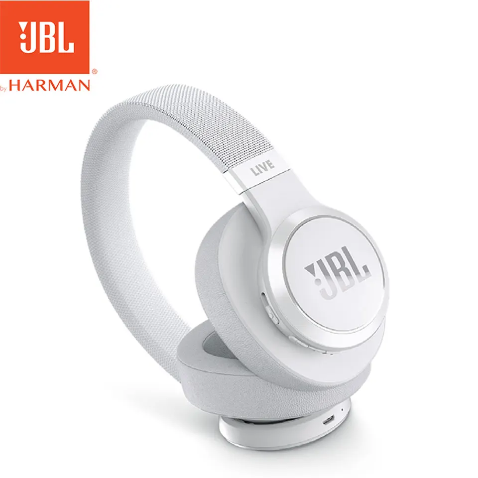 JBL Live 500BT беспроводные, с функцией Bluetooth наушники AI голосовой помощник Спортивная гарнитура 30 часов музыка Многоточечное соединение - Цвет: Белый