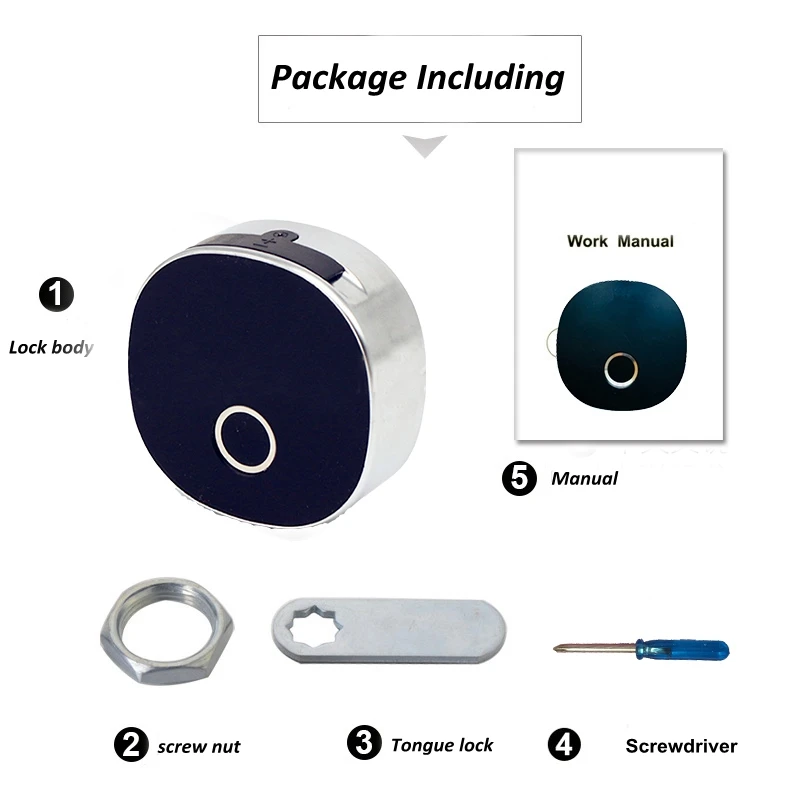 smart fingerprint lock wooden door lock digital electronic lock security alarm file drawer office cabinet lock zinc alloy free global shipping