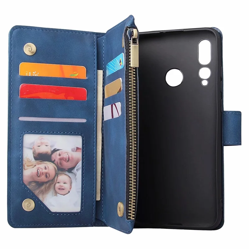 Чехол для huawei P30 Pro lite p smart 10i honor 20 Pro mate 30 Note 5i, кожаный чехол с откидной крышкой, много отделений для карт, чехол-кошелек