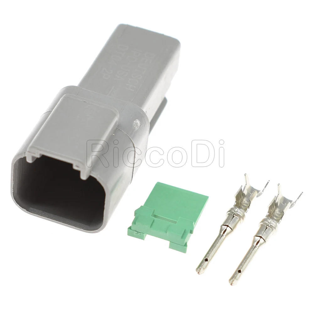 15 Sets Kit Gray DT06-2S DT04-2P Deutsch DT 2 Pin Male Female Automotive Electrical Wire Plug Boot Amphenol connector | Обустройство