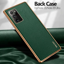 Luxury Leather Case for Samsung Galaxy Note 20 Ultra High Quality Business Protective Phone Back Cover for Samsung Note 20