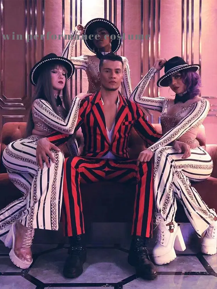 Блестящий Комбинезон AB Стразы модный сексуальный большой эластичный