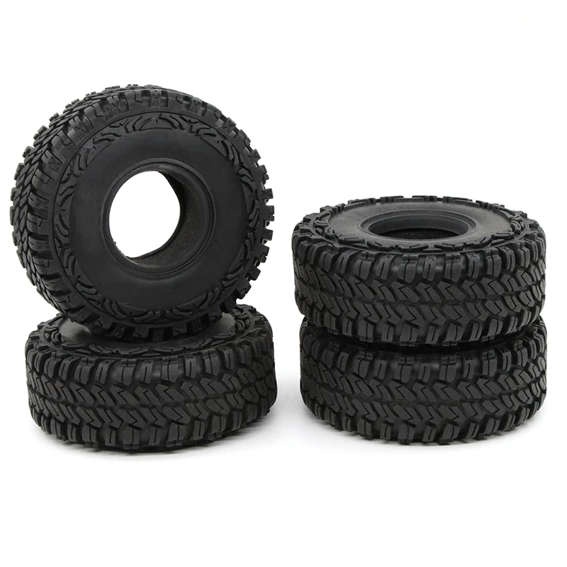 

4PCS 114mm Rubber 1.9 Inch Wheel Tire Tyre for 1:10 RC Crawler Car Axial SCX10 90046 AXI03007 Traxxas TRX4 D90 D110