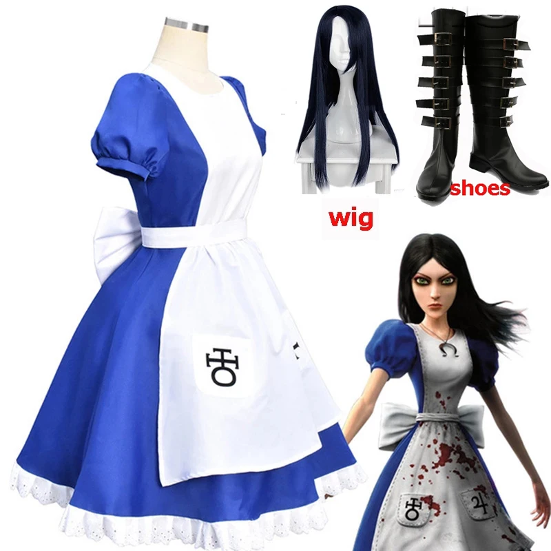 Женский костюм для косплея Алиса безумия | Тематическая одежда и униформа