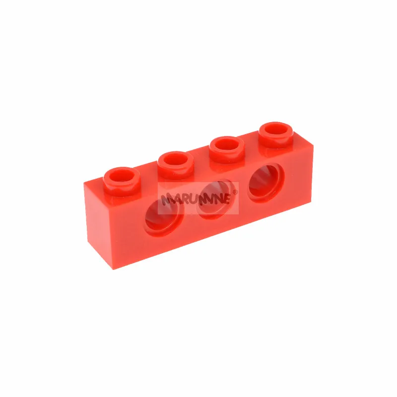 MARUMINE 1x4 с технологией отверстий кирпич 50 шт./лот пластиковые строительные блоки