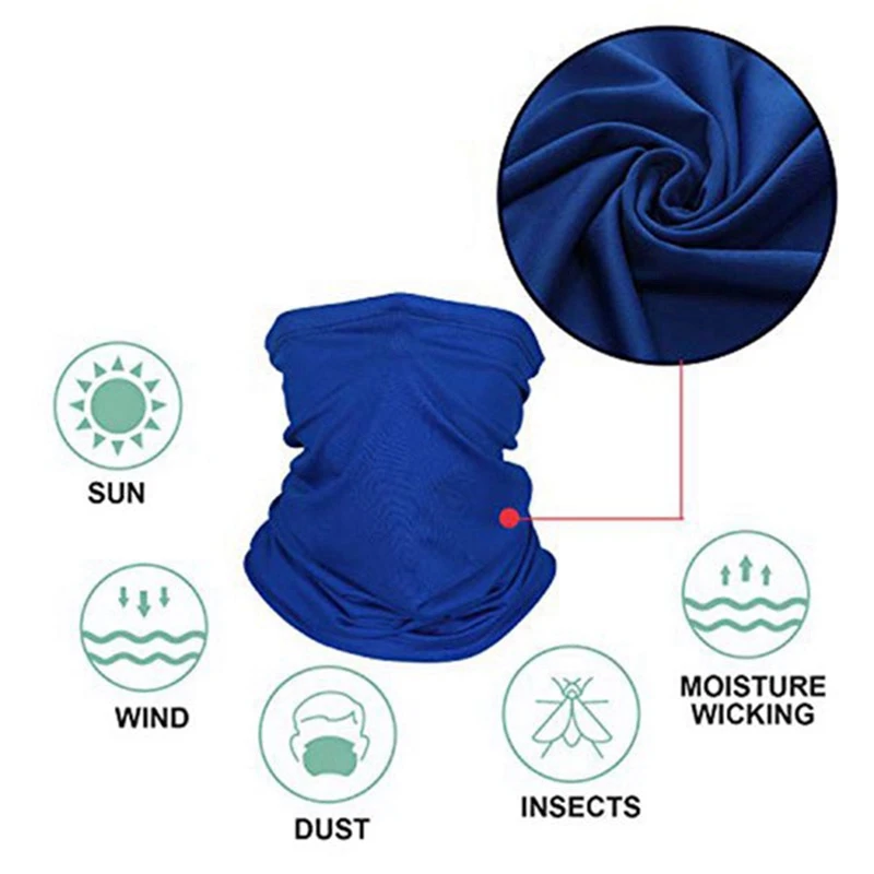 

6 Pcs Summer UV Dustproof Protection Face Clothing Neck Straps Scarf Sunsn Breathable Headscarves Unisex Towel