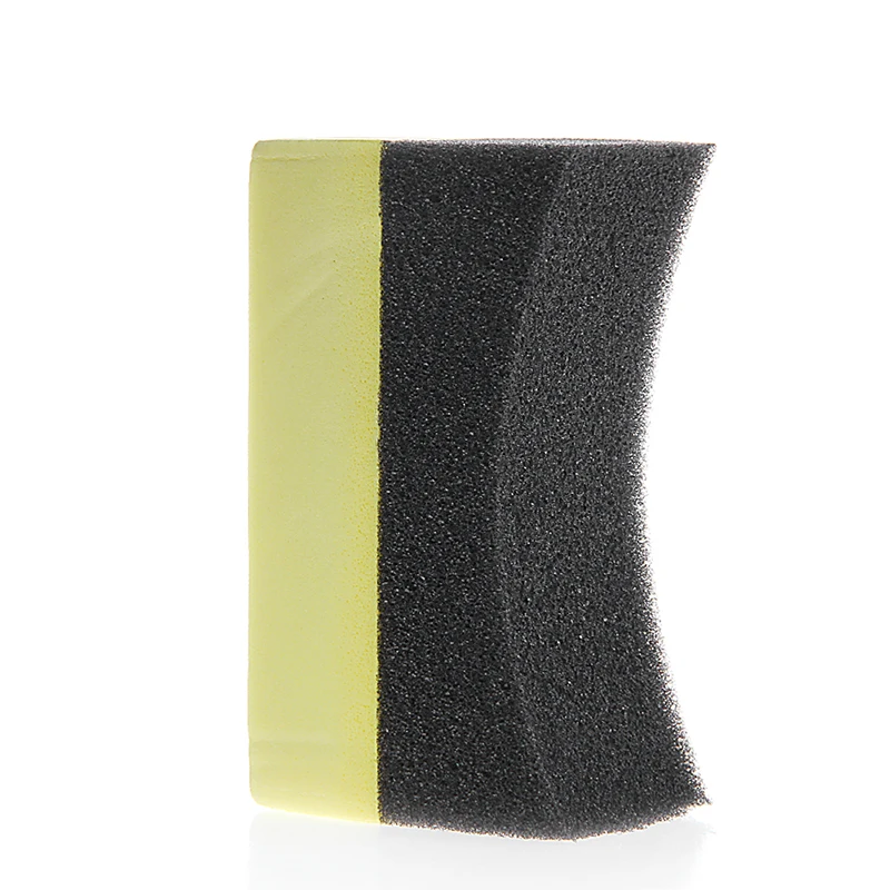 

Car Professional Tyre Tire Dressing Applicator Curved Foam Sponge Pad J60F