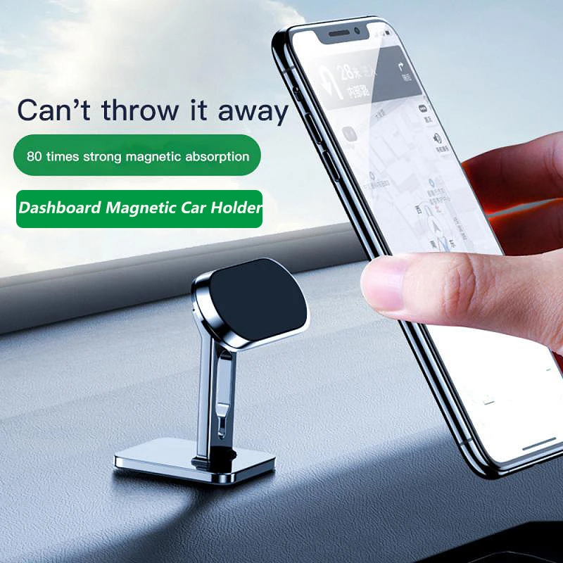 

Magnetic Car Phone Holder Dashboard Paste Magnet Car Phones Stand Mount GPS Navigator Support Bracket for iPhone Samsung Huawei