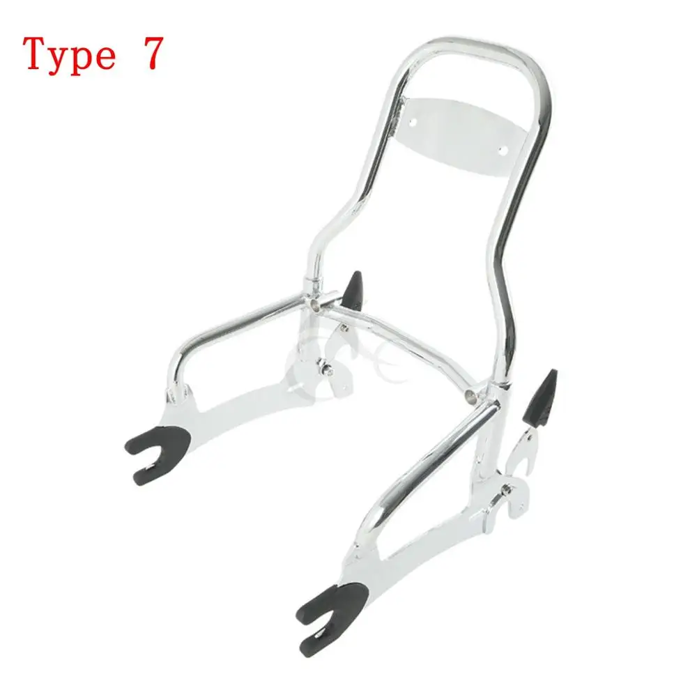 XF2906F14-E Мотоцикл 1" спинка Сисси Бар и коврик багажная стойка для индийского шефа Классический Винтаж 14-18 Спрингфилд Темный конь - Название цвета: XF2906F14-E