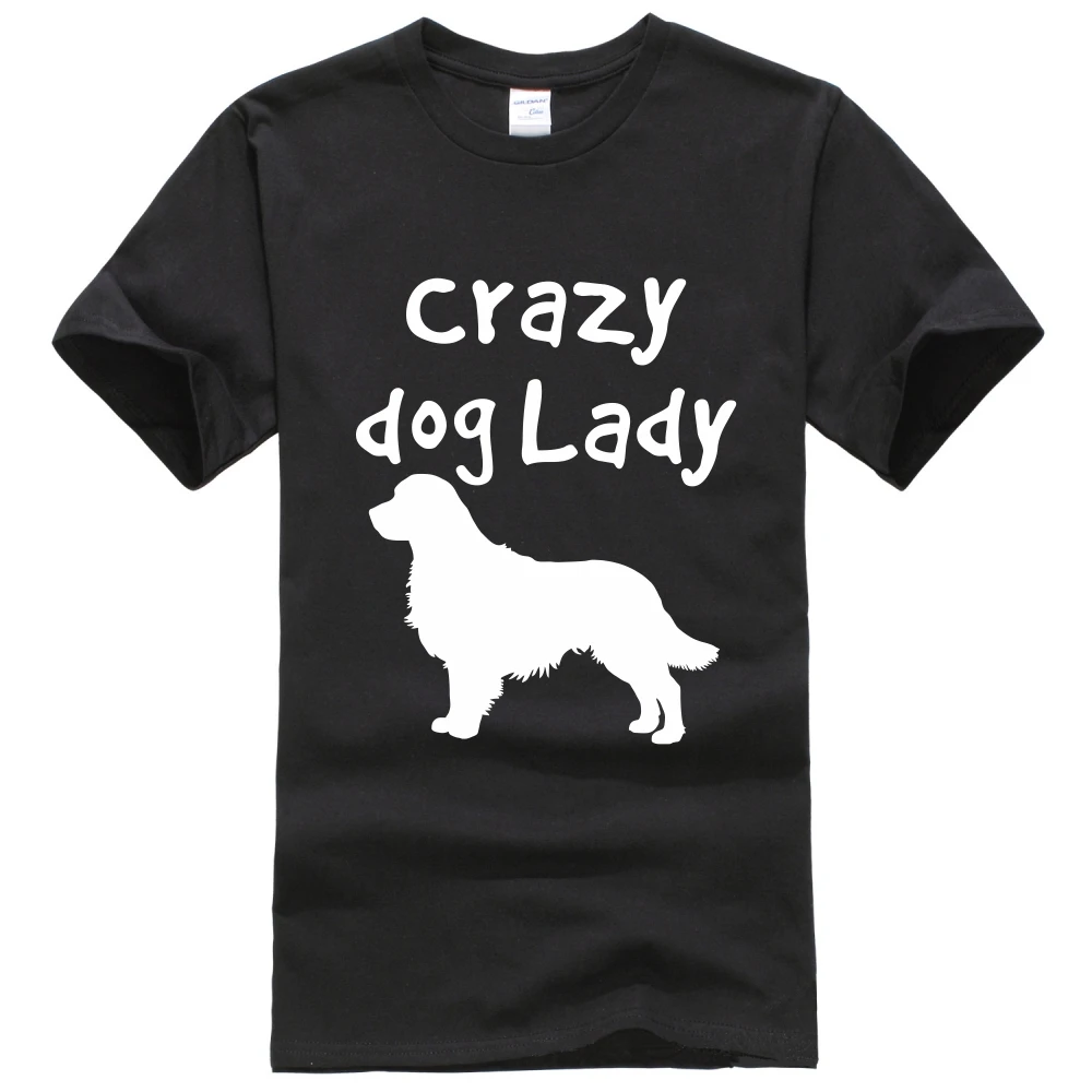 

CRAZY DOG LADY dog lover owner Tee Shirt Unisex Fashion Women Men Short Sleeve fashion style Shirt