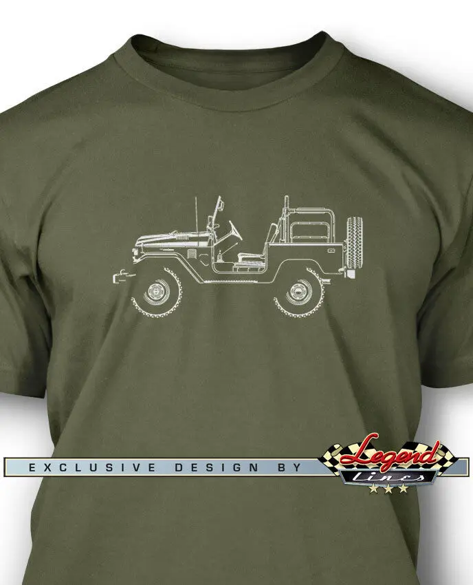 Тойота BJ40 FJ40 Land Cruiser Топ Off футболка для мужчин несколько цветов и