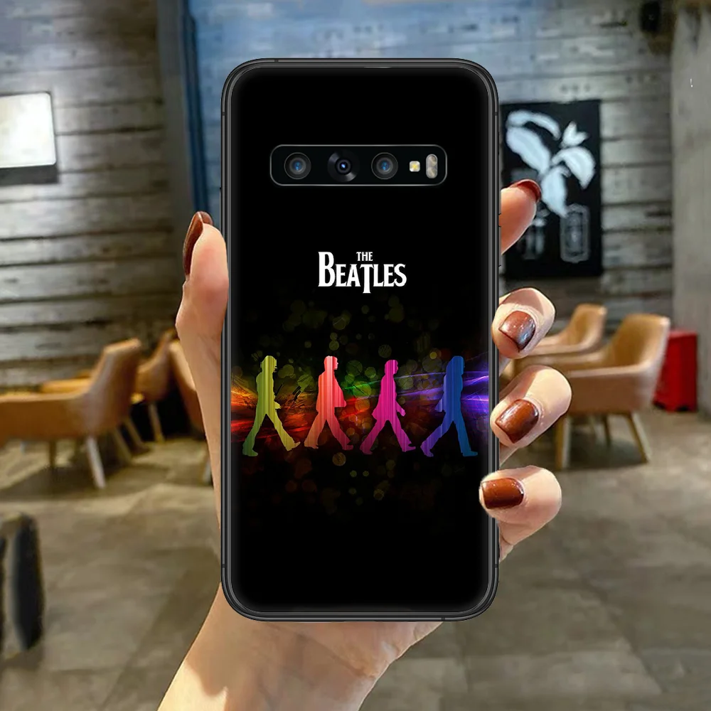 

The Beatle Band Phone Case Cover For For SamSung Galaxy S Note 7 8 9 10 20 Uitra Plus E Lite Black black Coque Fashion Hoesjes