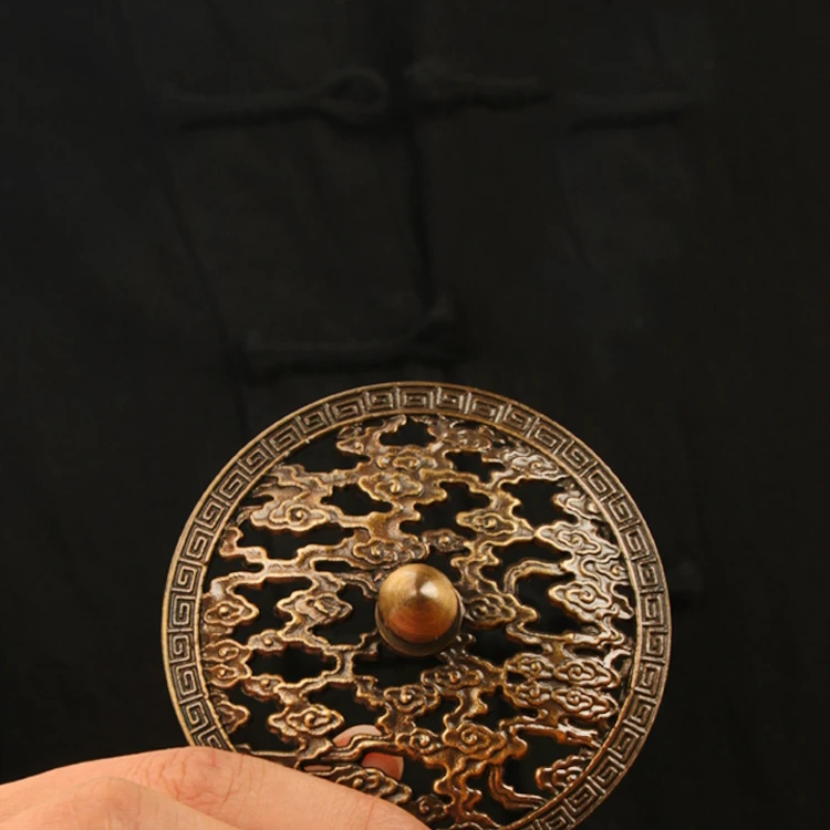 Медная винтажная китайская горелка для благовоний современный дизайн ладана