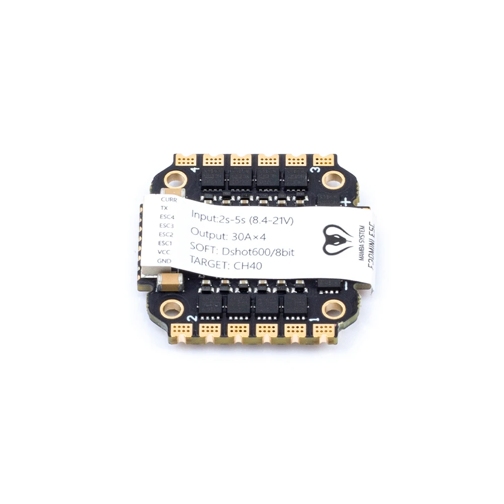 Diatone MAMBA F30MINI 2-5S 4 en 1 Blheli_S ESC Dshot600 controlador electr&oacute;nico de velocidad para Dron Taycan-5