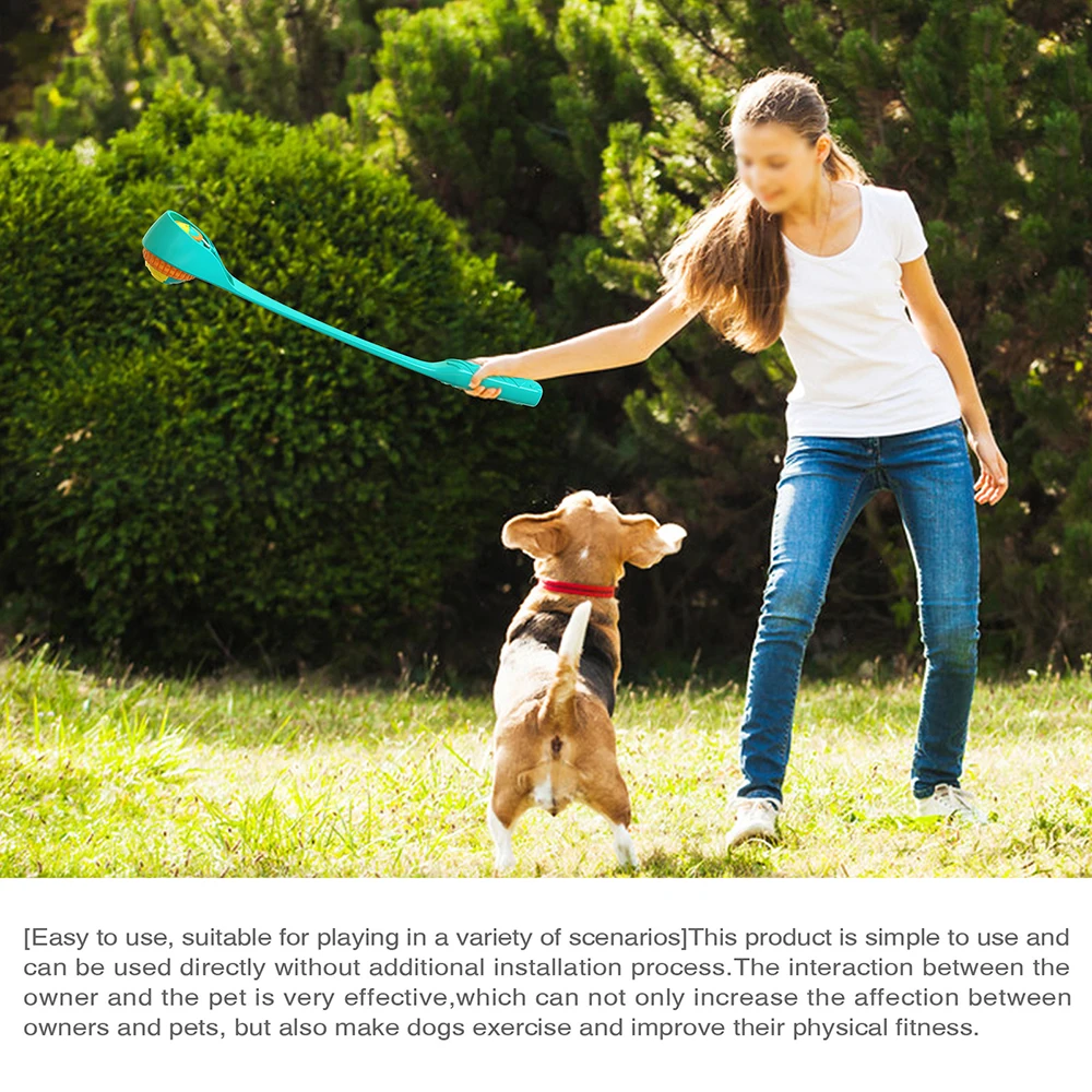 

Dog Tennis Ball Launcher Pet Play Outdoor Toy Fetch Throw Interactive Toy