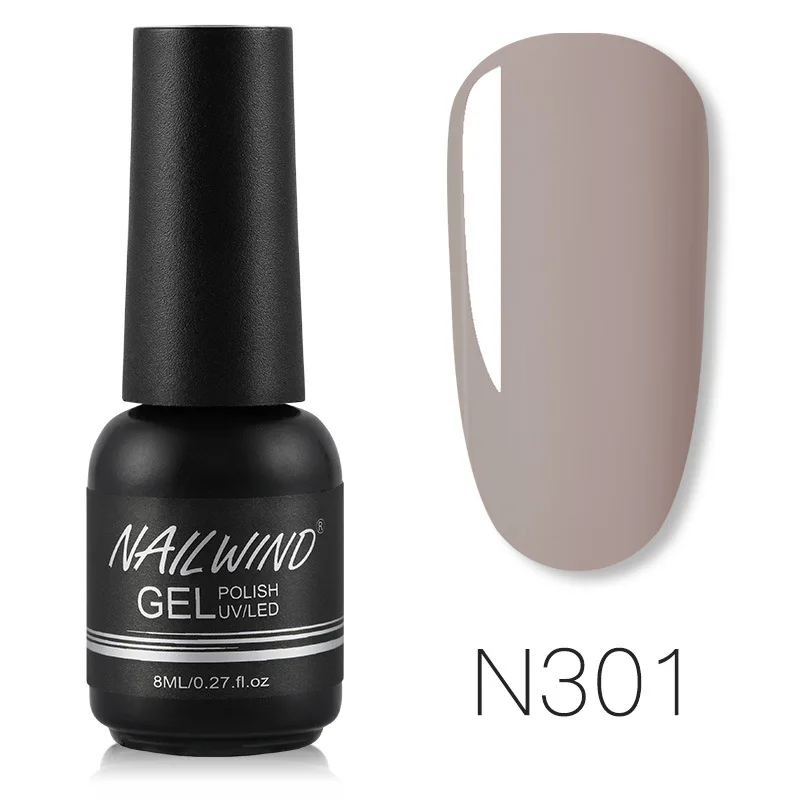 

NAILWIND Nail Polish 8ml Hybrid Varnish Manicure Art Semi Permanent Need UV LED Nail Art Base Top Coat Gel Nail Polish