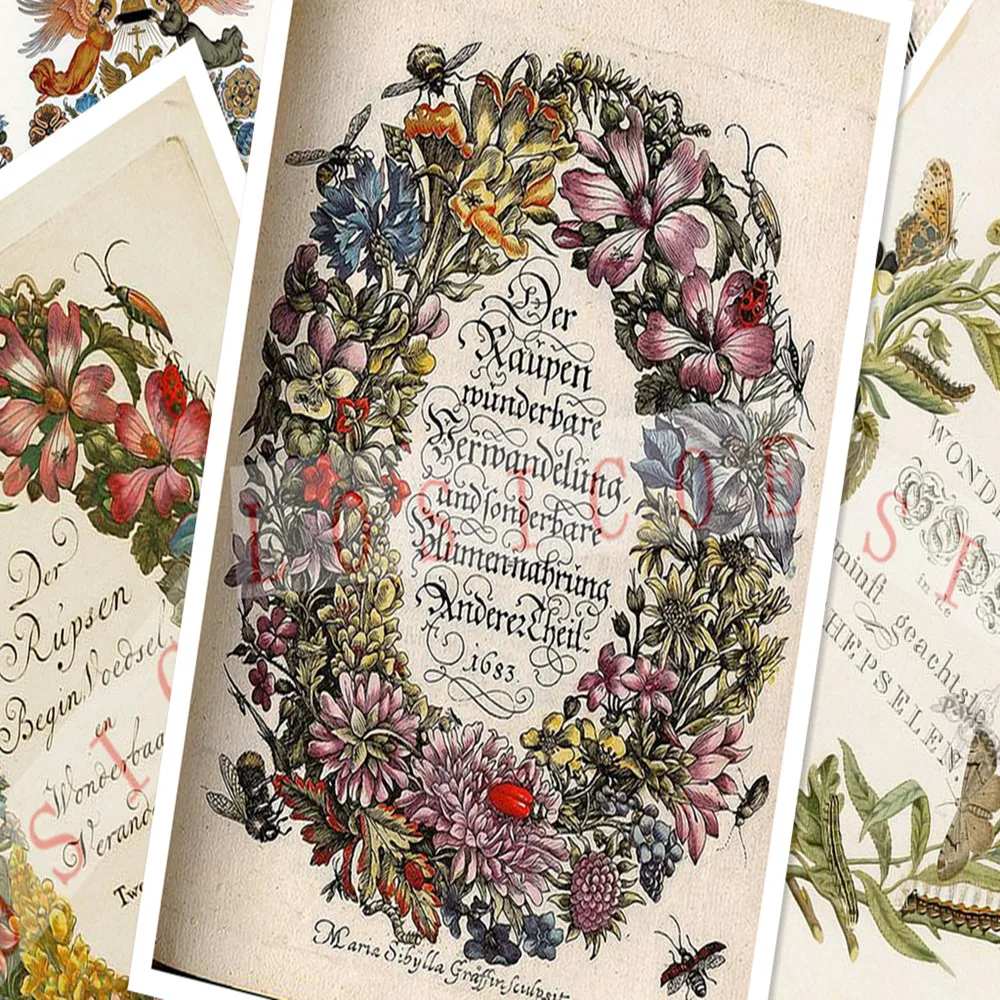 Венок \ Цветочная корзина постеры для стихов Настенная Наклейка 30х42 см