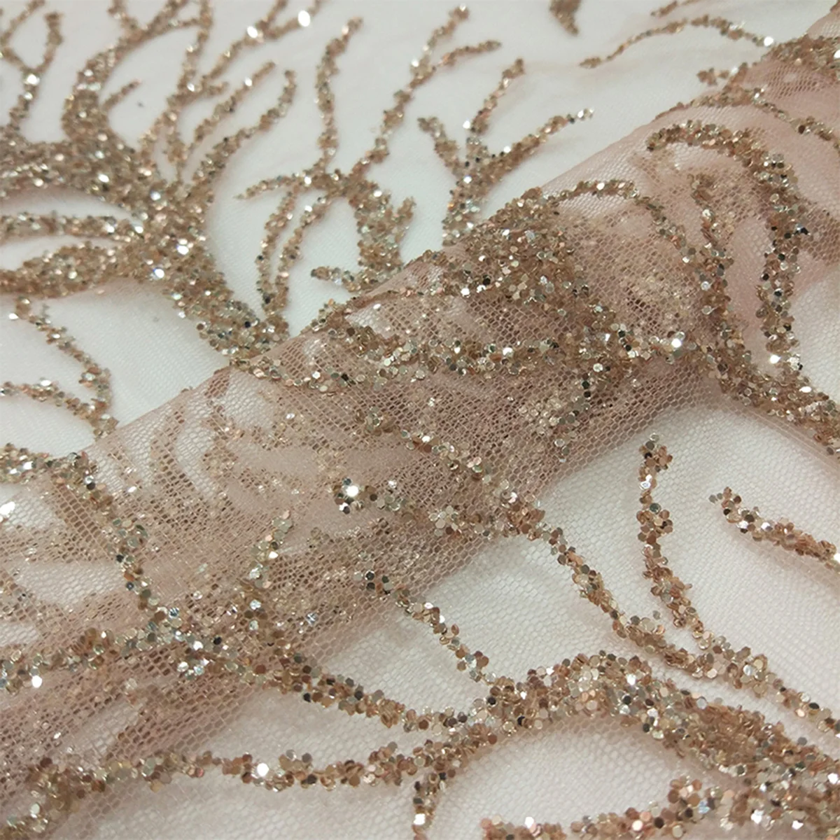 5 ярдов кристально белая блестящая кружевная ткань Африканское