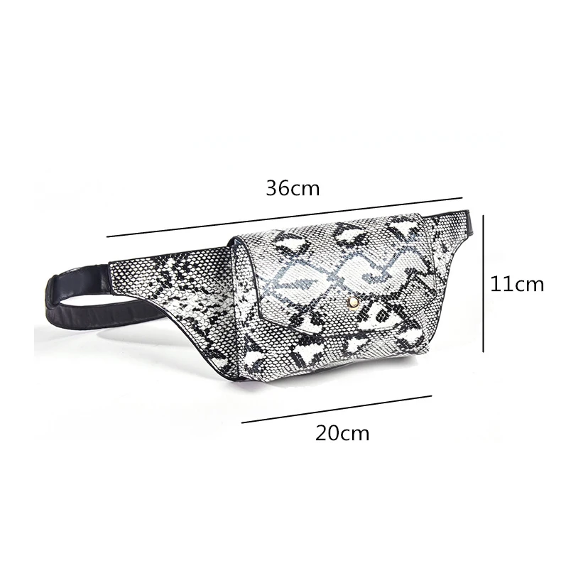 DAUNAVIA Serpentine Waist Belt Bag Fanny Pack Ladies New Fashion Women PU Leather bag Small Shoulder Chest Bags | Багаж и сумки