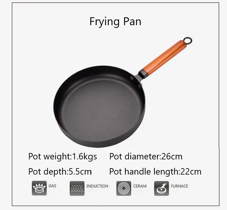 для кухни Высококачественная кухонная посуда набор кастрюль кастрюля без ручки