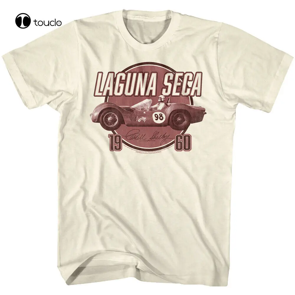 

Shelby Cobra Laguna Seca 1960 Men'S T Shirt Raceway Sports American Muscle Car Tee Shirt