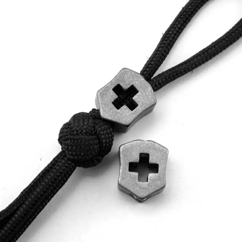 Титановый крестообразный металлический шнурок TC4 серый ремешок для рукоделия