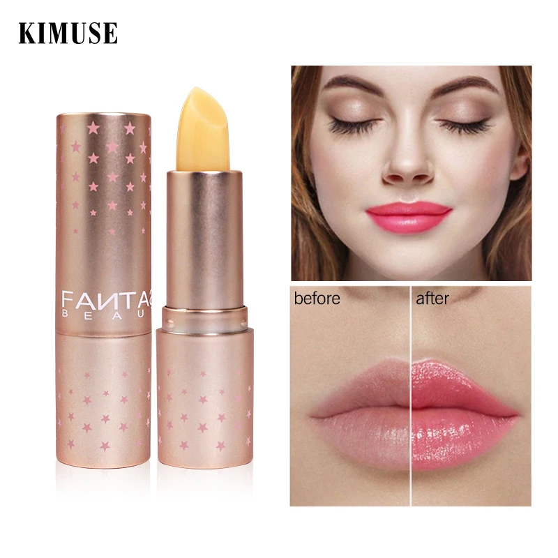 Натуральный Увлажняющий бальзам для губ с изменением температуры стойкая