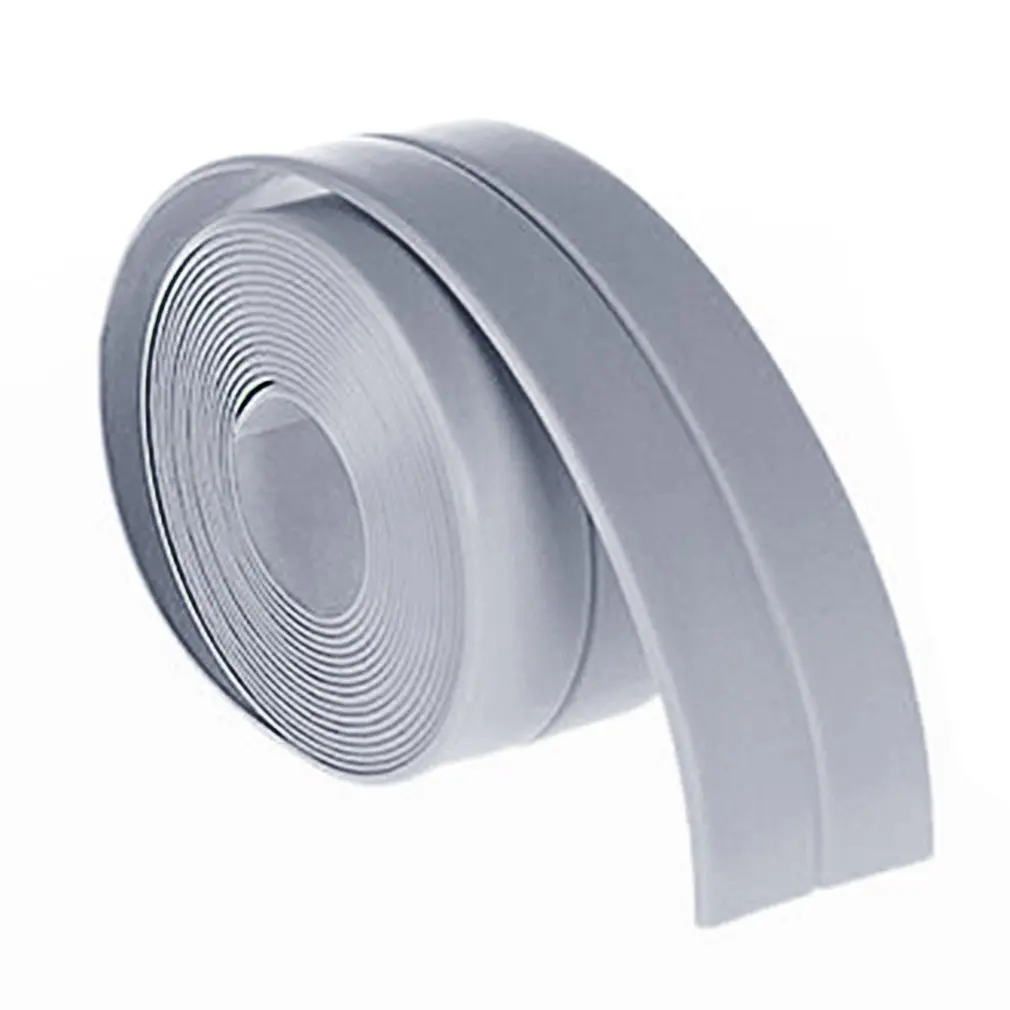 

1 ROLL PVC Material Kitchen Bathroom Wall Sealing Tape Waterproof Mold Proof Adhesive Tape 38mm*3.2m