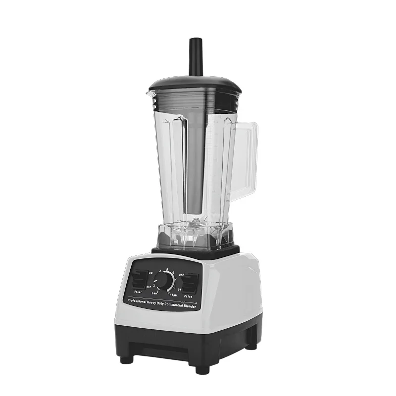 BPA бесплатно 3HP 2200 Вт Сверхмощный коммерческий блендер миксер высокой мощности кухонный комбайн ледяной смузи бар фрукты Электрический блендер - Цвет: CMWHITE