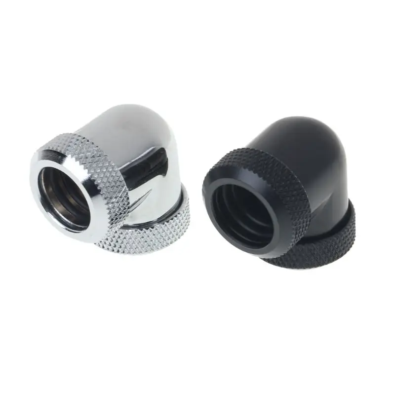

Water Cooling G1/4 Thread 90 Degree Elbow Adapter Tube Connector 14mm Rigid Hard Tube Connector Water Block Fittings