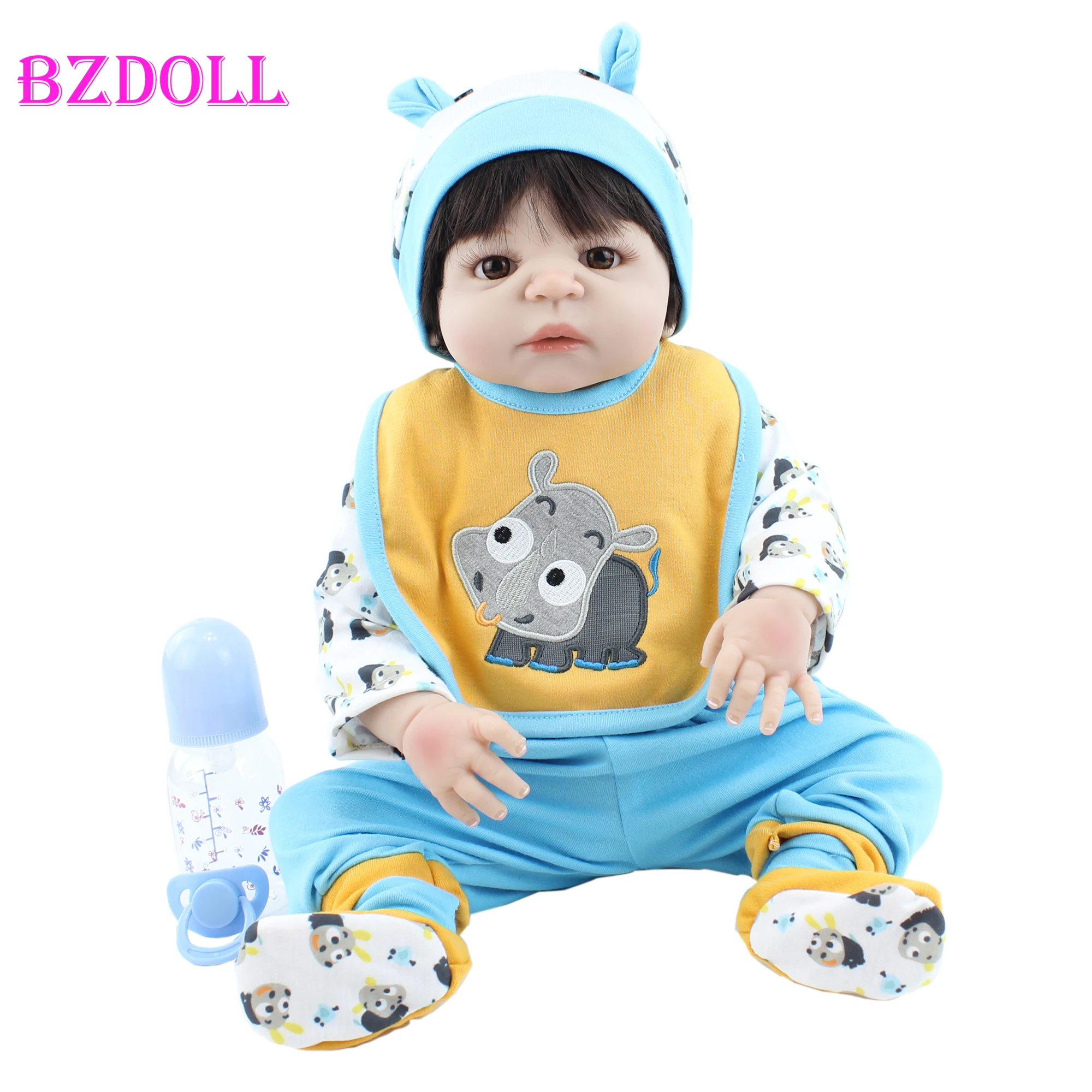 Кукла реборн Мягкая силиконовая для девочек виниловая Реалистичная