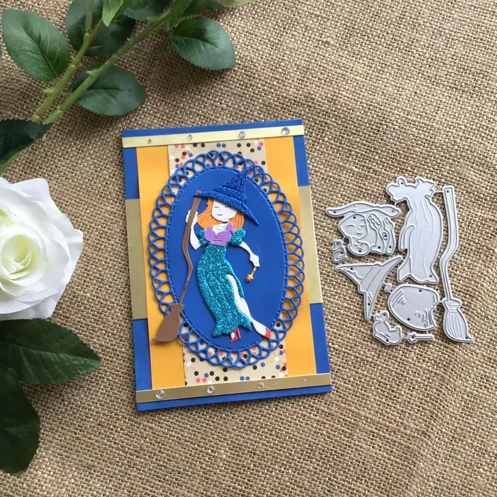 Волшебная фея металлические резные штампы декоративные Скрапбукинг сталь