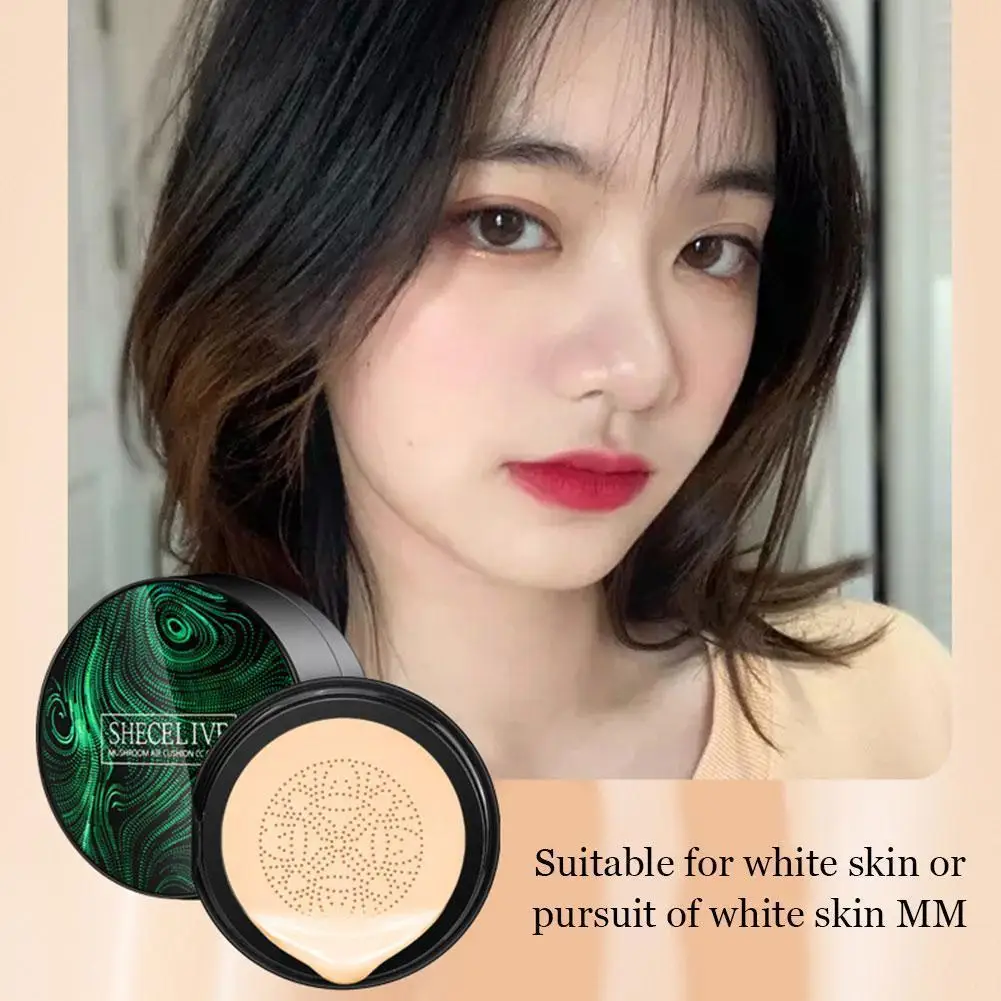 

Mushroom Head Make up Air Cushion Moisturizing Foundation Natural Cream Air-permeable Care BB Brightening Makeup N9S9